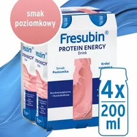 Fresubin Protein Energy Drink smak poziomkowy, 4 x 200 ml