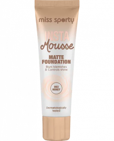 Miss Sporty Insta Mousse Matte Foundation matujący podkład do twarzy 003 Honey, 30 ml