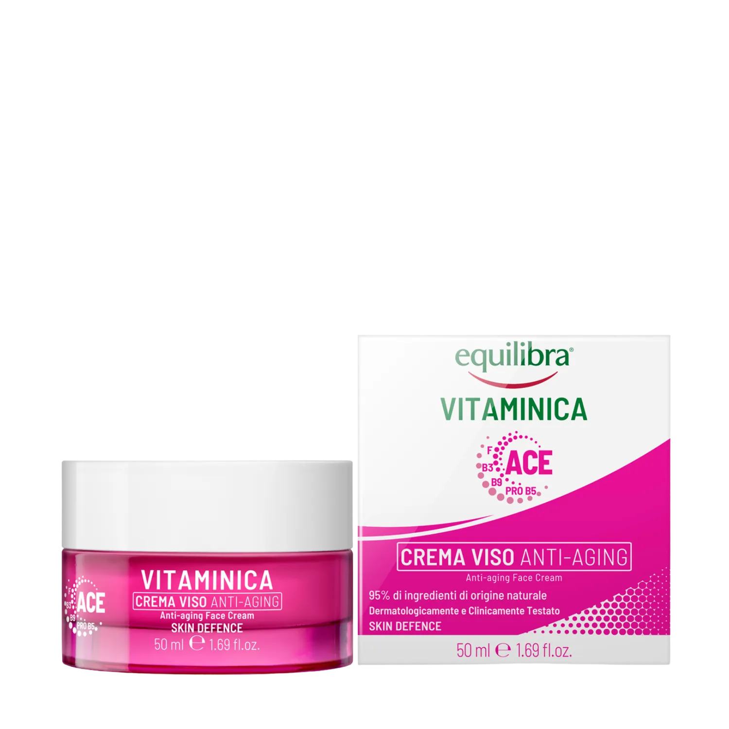 Equlibra Vitaminica krem przeciwstarzeniowy do twarzy, 50 ml