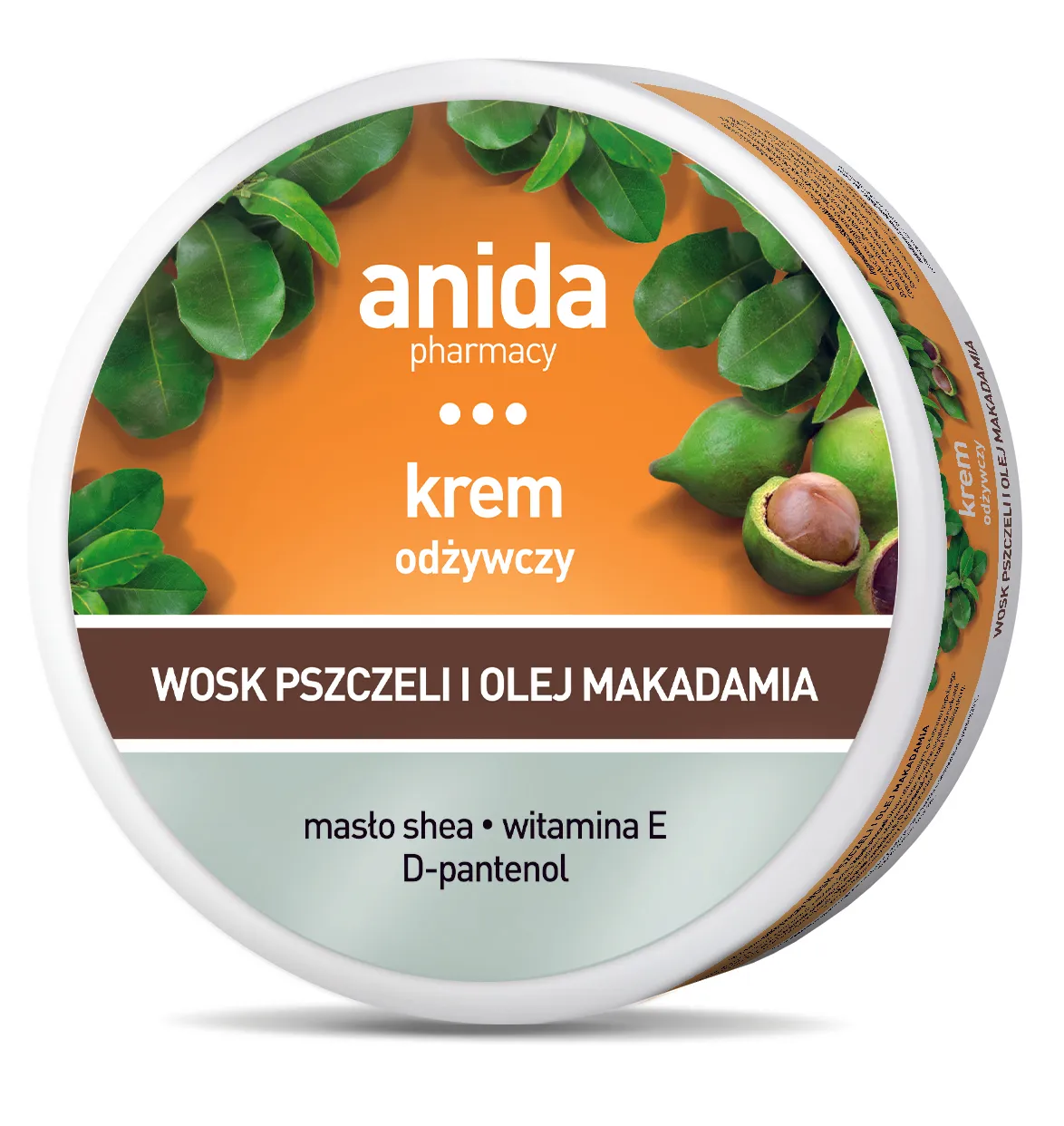 Anida, krem odżywczy z woskiem pszczelim i olejem makadamia, 125 ml