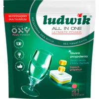 Ludwik All in One Ultimate Power Tabletki do zmywarek grejpfrut, 41 szt.