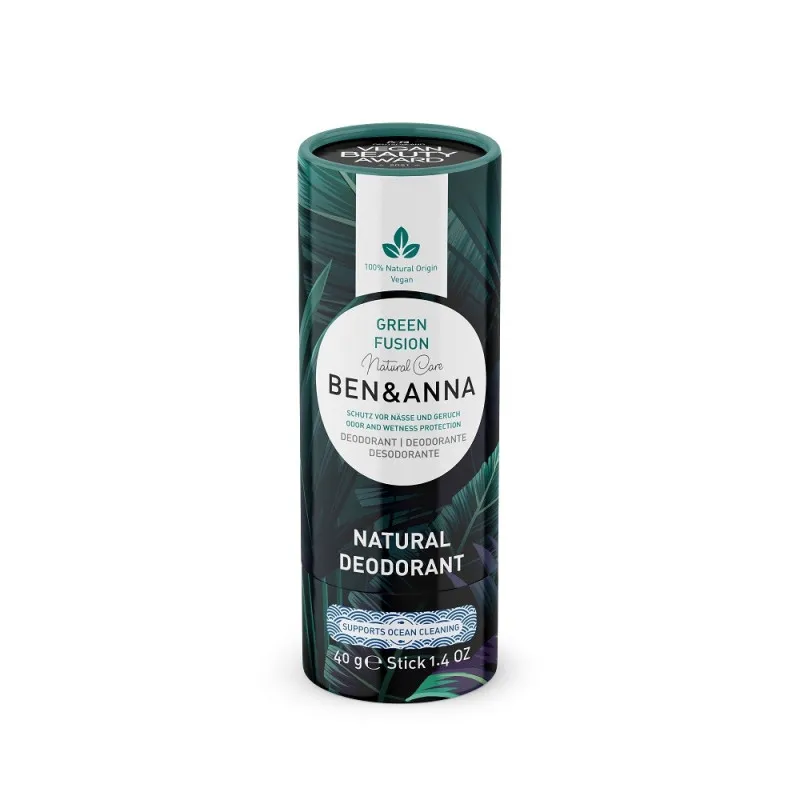 Ben & Anna Naturalny dezodorant na bazie sody Green Fusion, 40 g