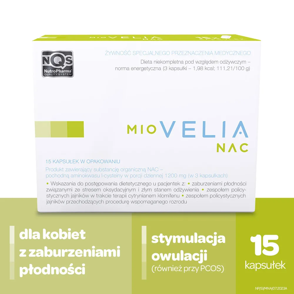 Miovelia Nac, 15 kapsułek 