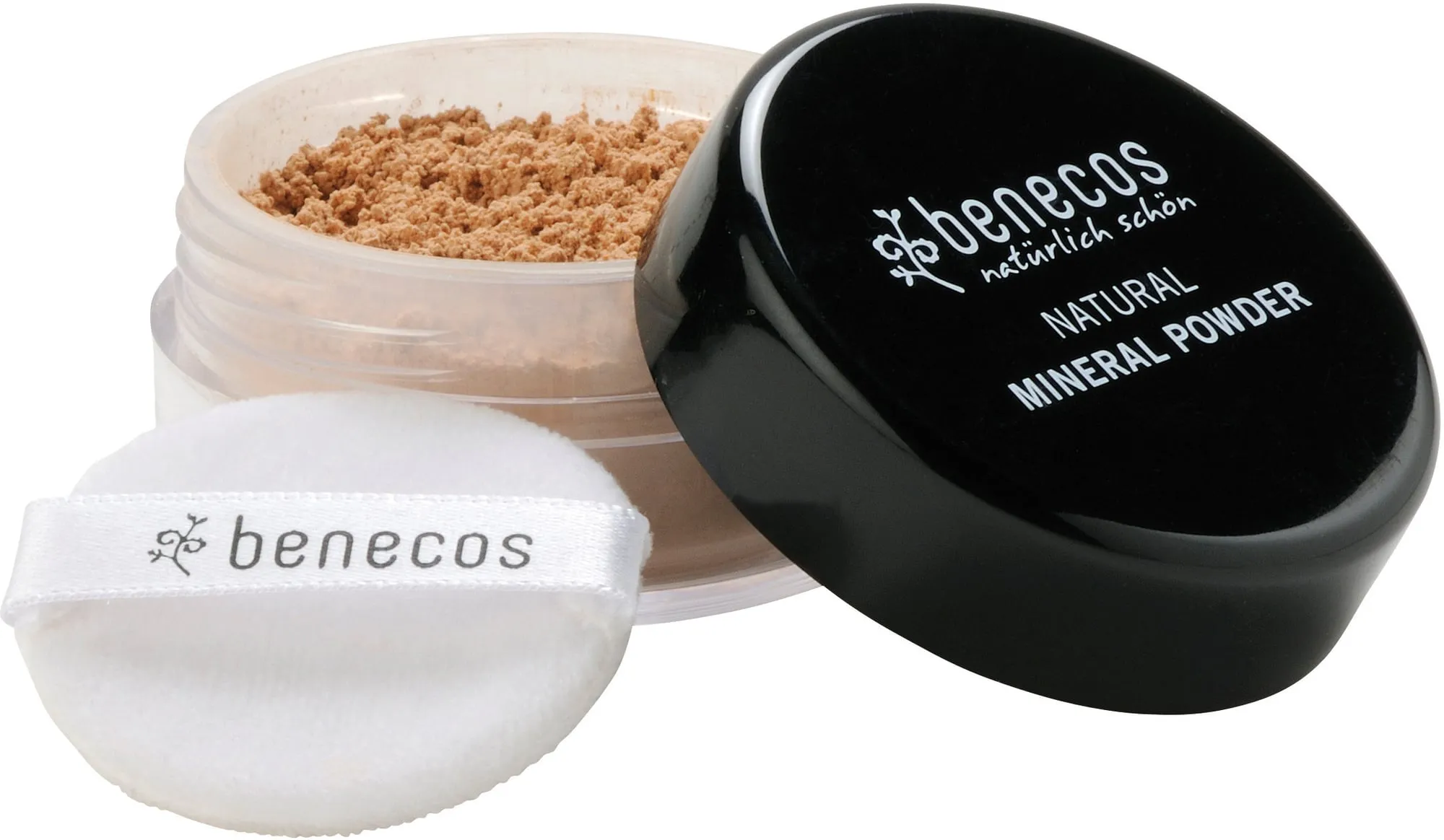 Benecos naturalny sypki puder mineralny Light Sand, 10 g