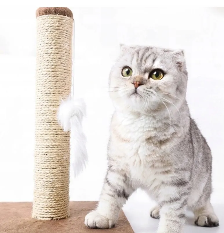 Nobleza drapak dla kota z zabawką 35 cm brązowy, 1 szt. 