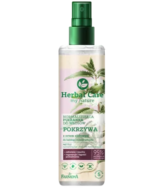 Herbal Care POKRZYWA z octem ziołowym płukanka do włosów normalizująca, 200 ml