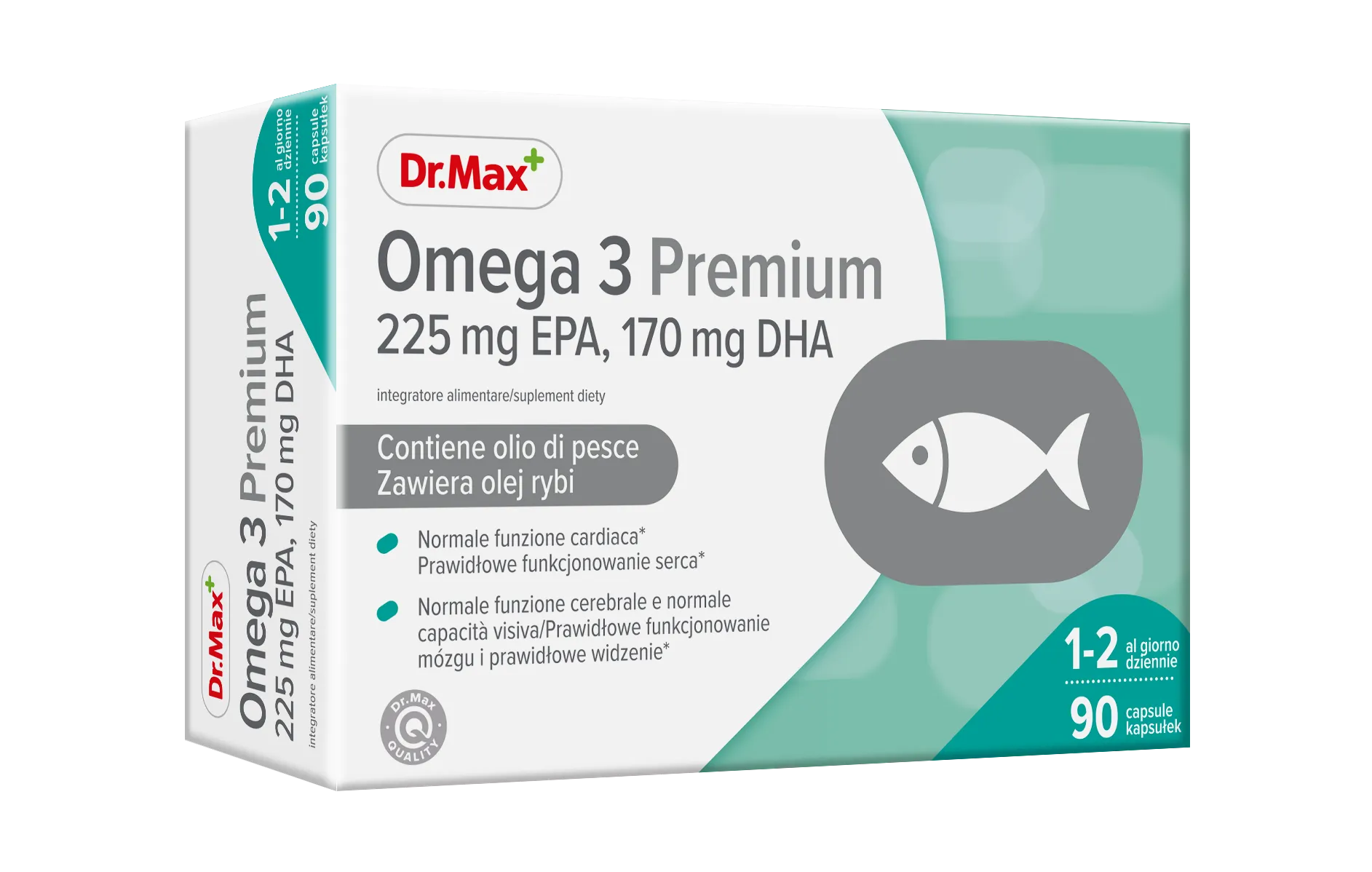 Omega 3 Premium Dr.Max suplement diety, 90 kapsułek