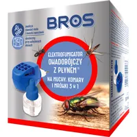 BROS Elektro + płyn na muchy, komary i mrówki, 90 ml