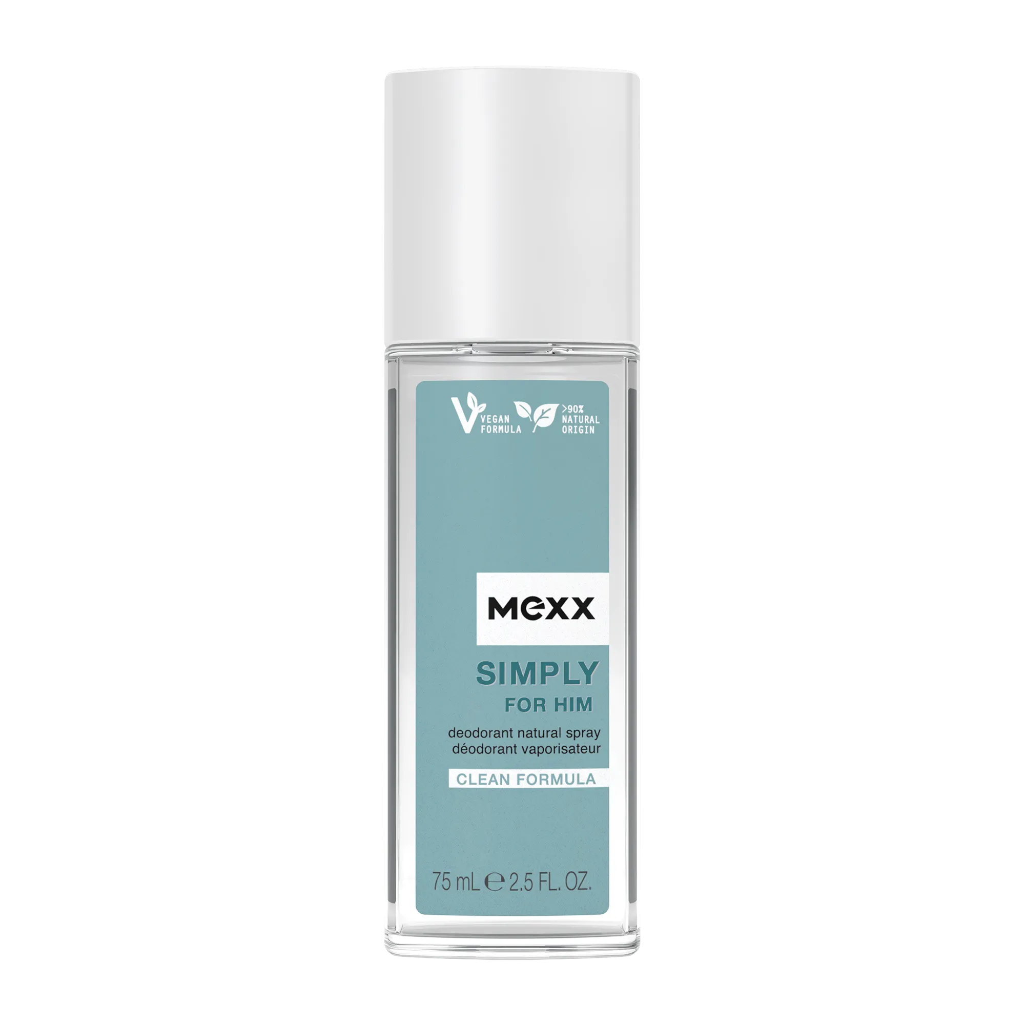 Mexx Simply for Him Dezodorant w atomizerze, 75 ml