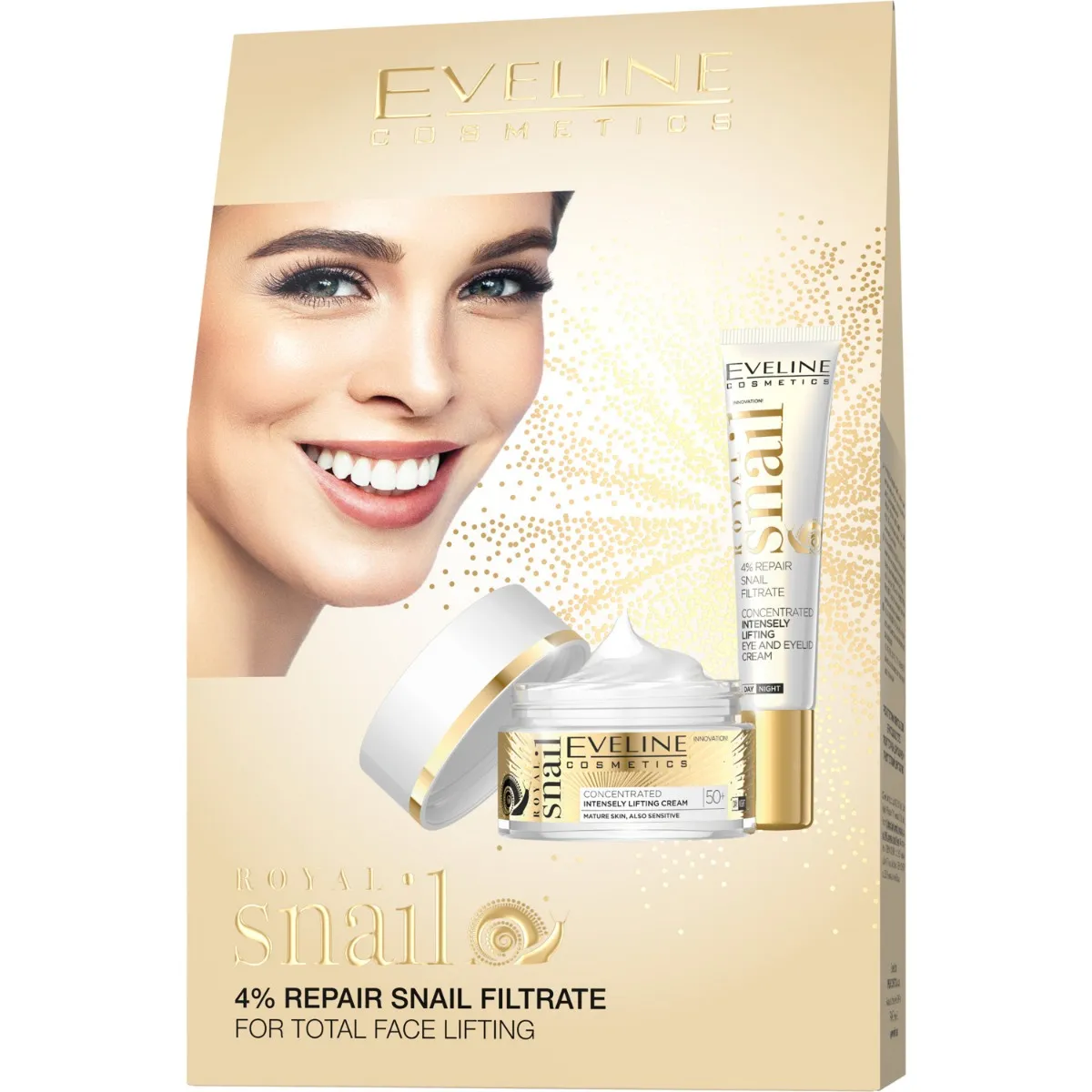 Eveline Cosmetics Royal Snail zestaw prezentowy, 50 ml + 20 ml