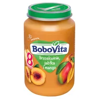 BoboVita deserek brzoskwinie, jabłka i mango po 8 miesiącu, 190 g
