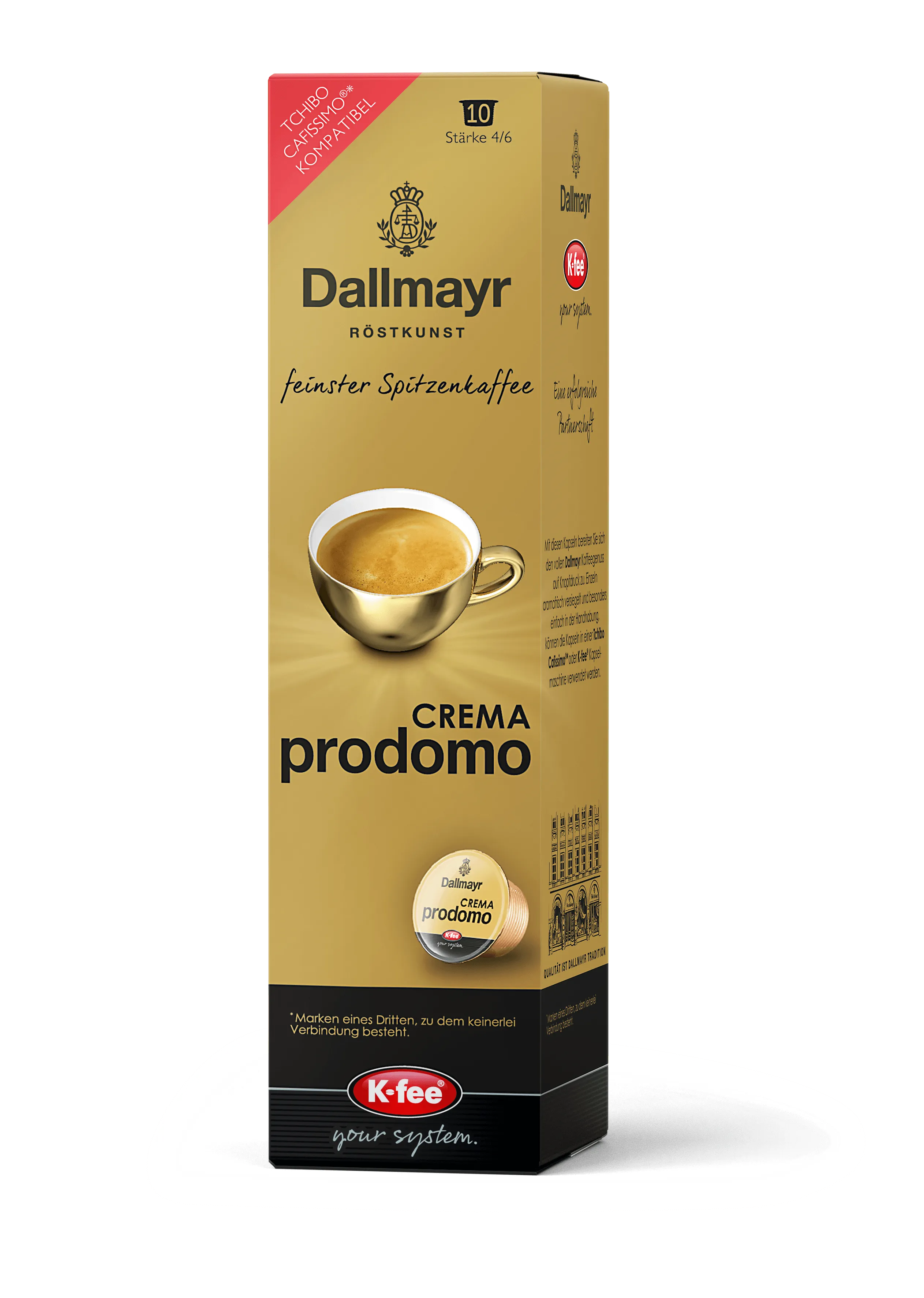 Dallmayr Crema Prodomo kawa w kapsułkach, 10 szt.