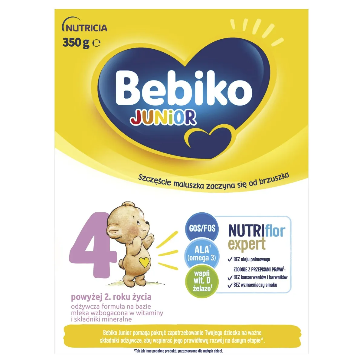 Bebiko Junior 4, mleko modyfikowane dla dzieci powyżej 2. roku życia, 350 g 