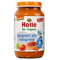 Holle BIO Spaghetti Bolognese dla niemowląt powyżej 8. miesiąca życia, 220 g