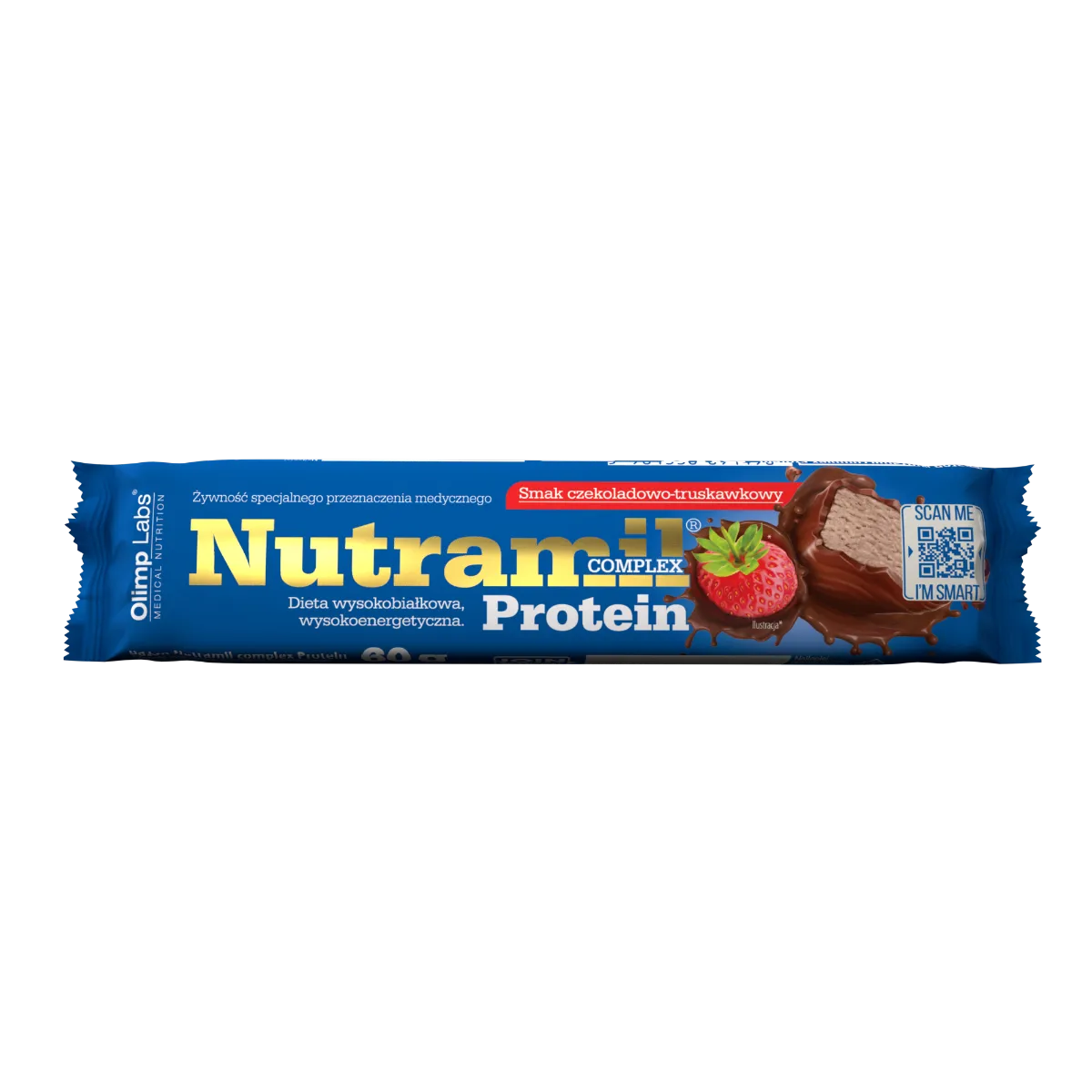 Olimp Labs Nutramil Complex Protein baton,czekoladowo-truskawkowy, 60 g