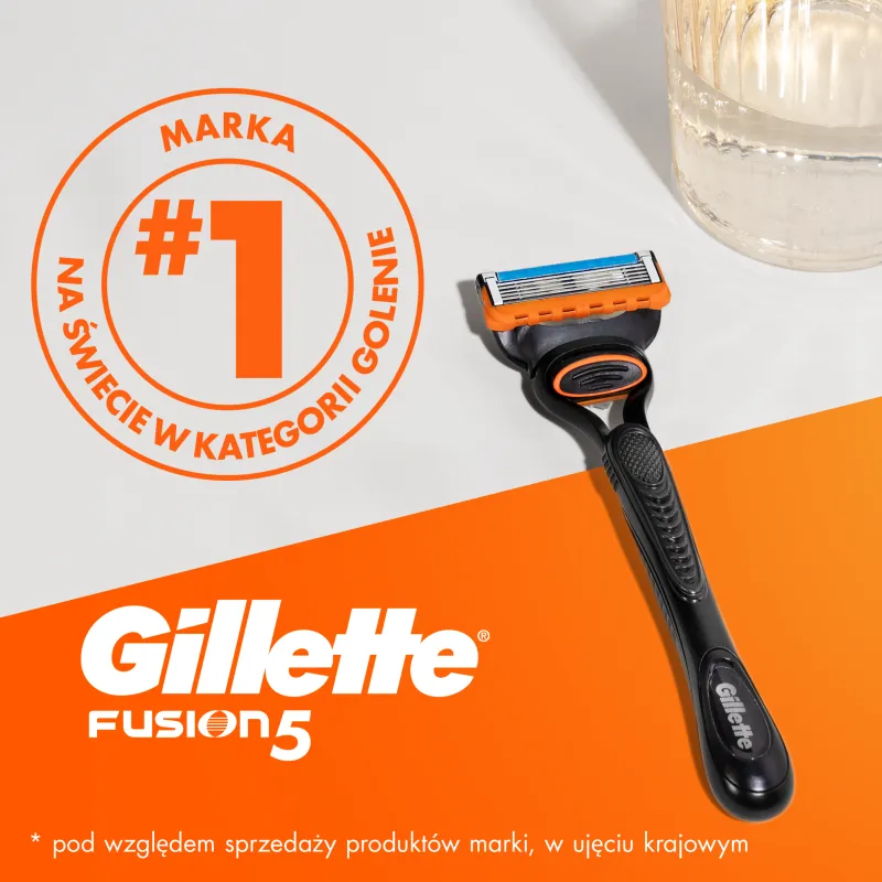 Gillette Fusion5 Ostrza wymienne do maszynki do golenia dla mężczyzn, 12 szt. 