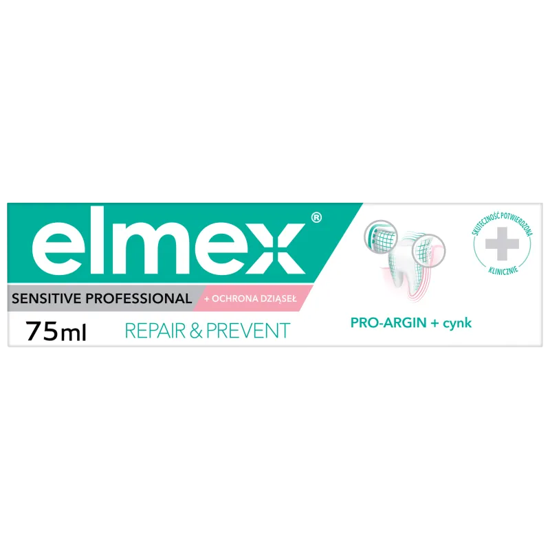elmex Sensitive Professional Repair & Prevent pasta do zębów, 75 ml 