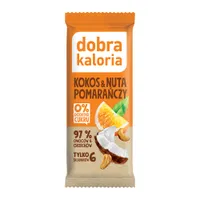 Dobra Kaloria Kokos & Nuta Pomarańczy naturalny baton, 35 g