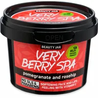 Beauty Jar Very Berry Spa delikatny peeling do twarzy i ust z witaminą C, 120 g. Data ważności 30.04.2024