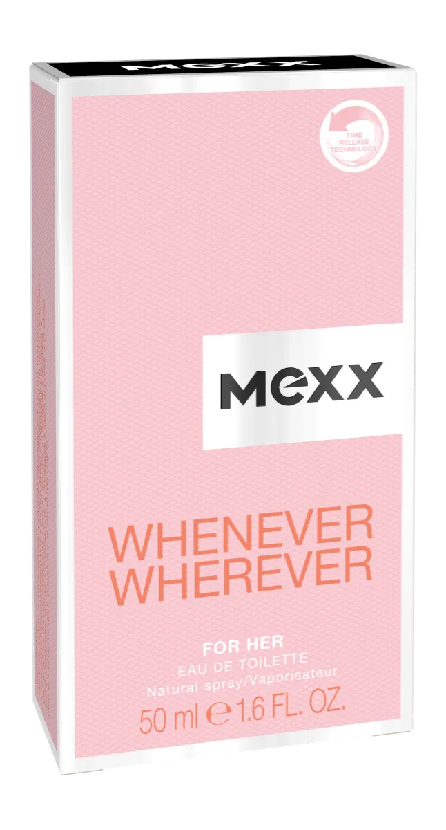 Mexx Whenever Wherever woda toaletowa dla kobiet, 50 ml 