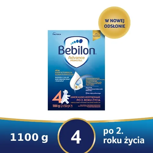 Bebilon 4 Pronutra Advance, mleko modyfikowane po 2. roku życia, 1100 g