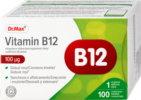 Vitamin B12 Dr.Max, 100 tabletek