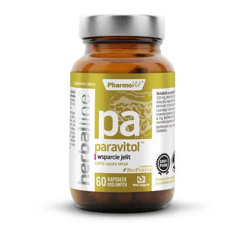 Pharmovit Paravitol™ wsparcie jelit, suplement diety, 60 kapsułek