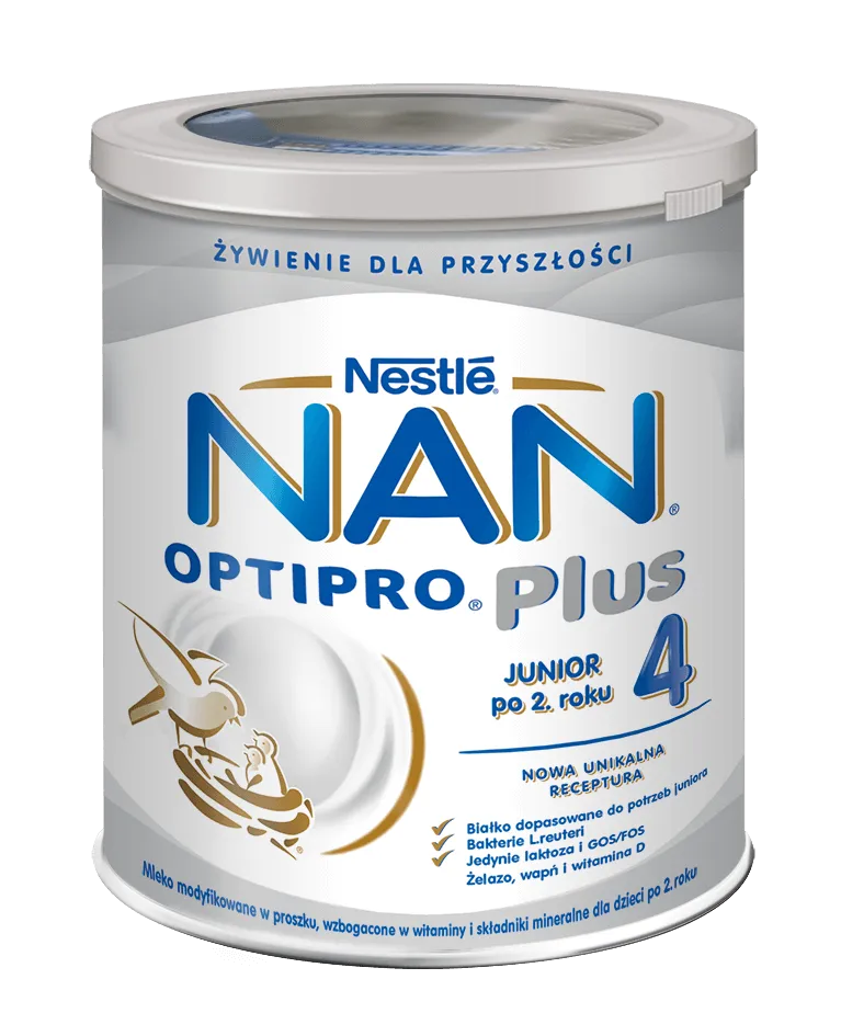 Nestle NAN Optipro Plus 4, mleko modyfikowane w proszku dla dzieci po 2. roku, 800 g