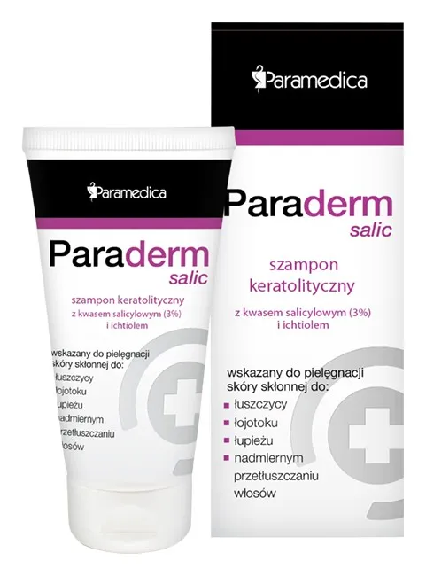Paraderm salic szampon keratolityczny z kwasem salicylowym (3%) i ichtiolem, 150 g