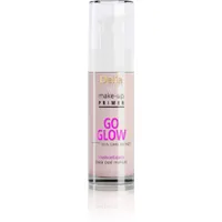 Delia Go Glow rozświetlająca baza pod makijaż, różowa 30 ml