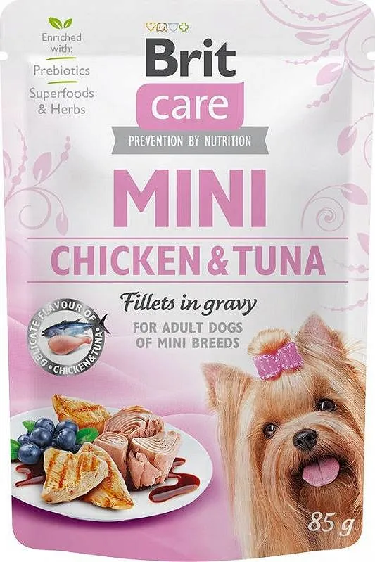 Brit Care Mini Chicken&Tuna Karma z kurczakiem i tuńczykiem dla psa, 85 g