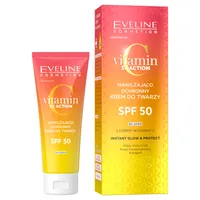 Eveline Cosmetics Vitamin C 3x Action Nawilżająco-ochronny krem do twarzy SPF 50, 30 ml