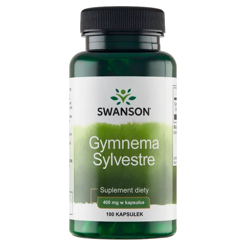 Swanson Gymnema Sylvestre, 400 mg, suplement diety, 100 kapsulek