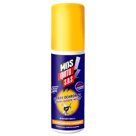 Mosquito S.O.S spray ochronny na komary, kleszcze i meszki, 125ml