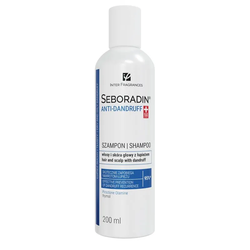 Seboradin Anti-Dandruff, szampon przeciwłupieżowy, 200ml