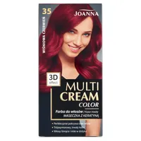 Joanna Multi Cream Color farba do włosów, wiśniowa czerwień 35, 1 szt.