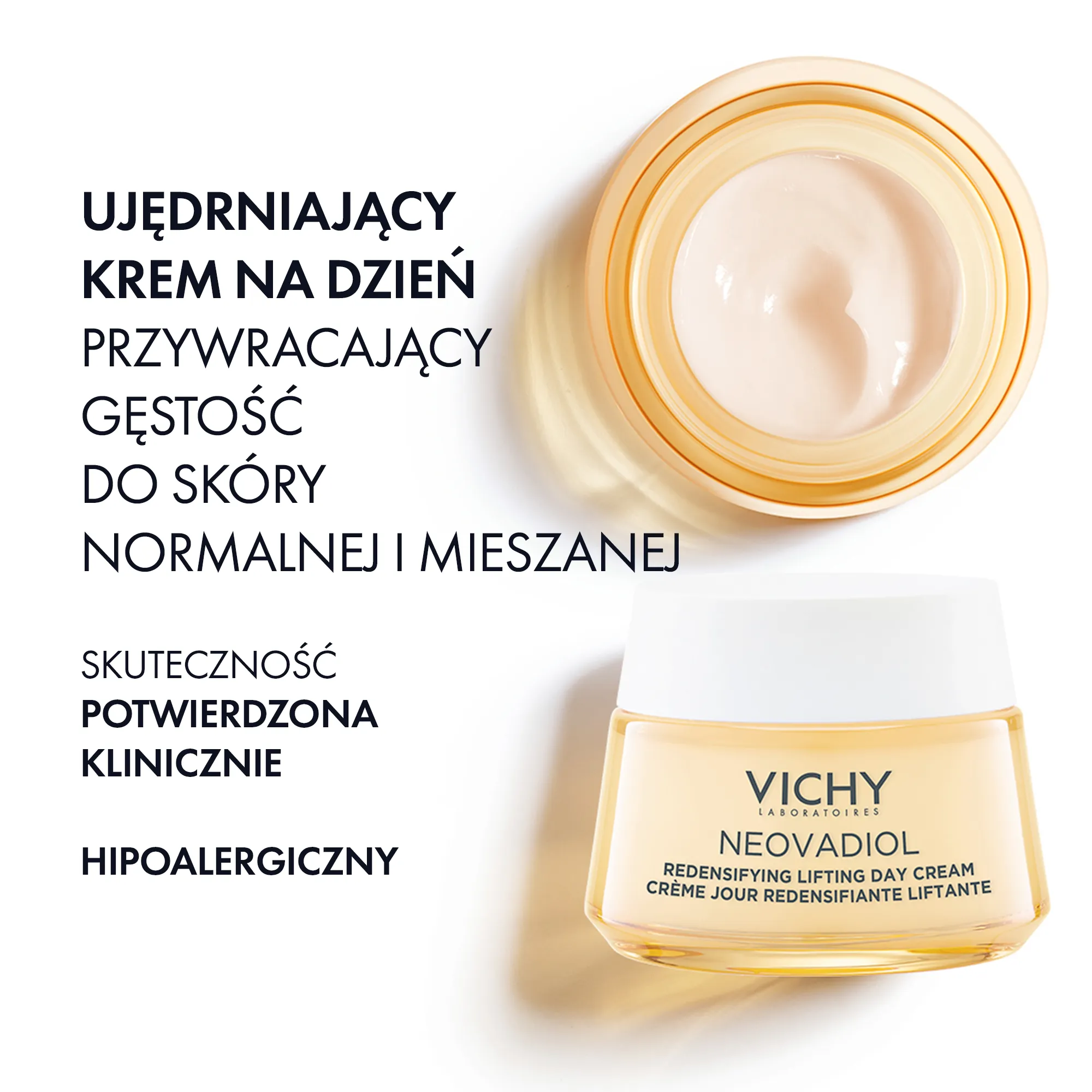 Vichy Neovadiol Peri-Menopause, ujędrniający, przywracający gęstość krem na dzień, skóra normalna i mieszana, 50 ml 
