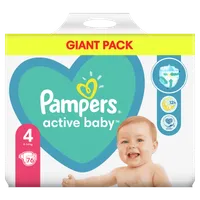 Pampers Active Baby, pieluchy, rozmiar 4, 9-14 kg, 76 sztuk
