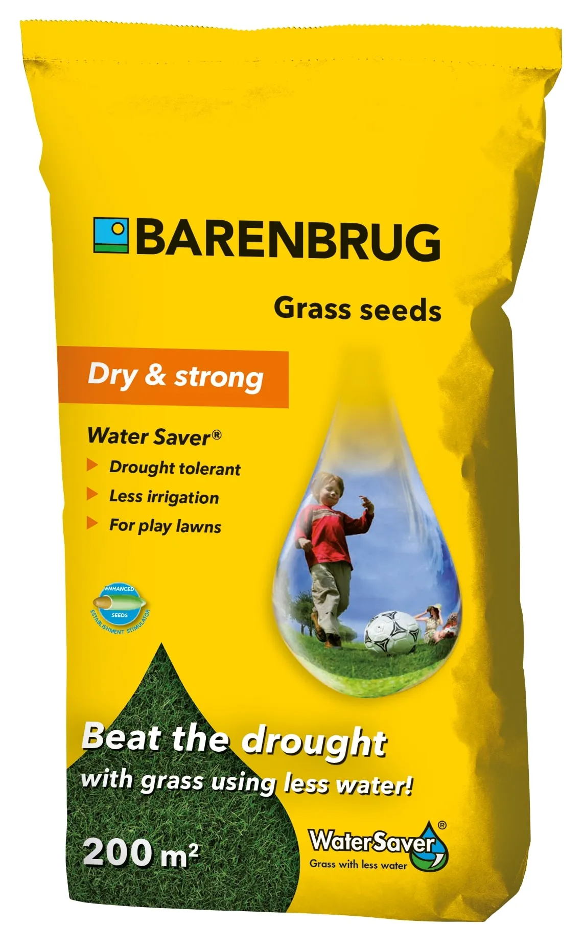 Barenbrug Water Saver Dry & Strong nasiona trawy odpornej na przesuszenie, 5 kg
