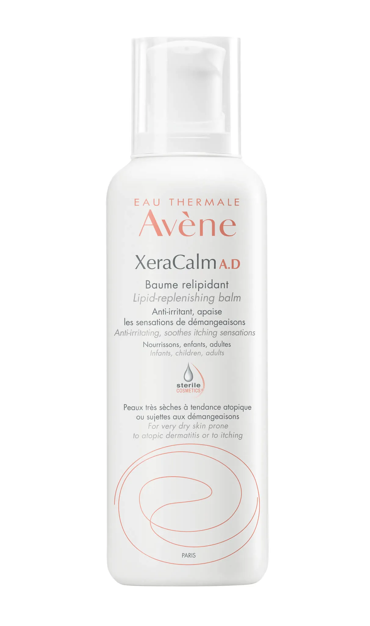 Avene Xera Calm A.D, balsam uzupełniający lipidy, 400 ml