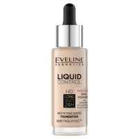 Eveline Cosmetics Liquid Control HD Podkład nawilżający nr 02 Soft porcelain, 32 ml