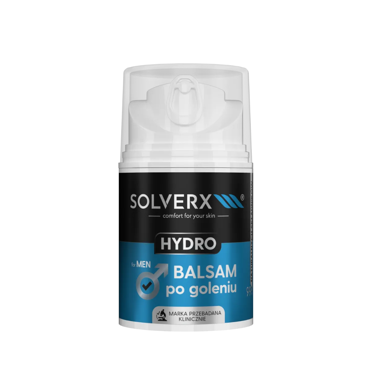 Solverx Hydro Men balsam po goleniu dla mężczyzn, 50 ml