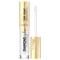 Eveline Cosmetics Diamond Glow Lip Luminizer Top coat do ust z kwasem hialuronowym, 4,5 ml