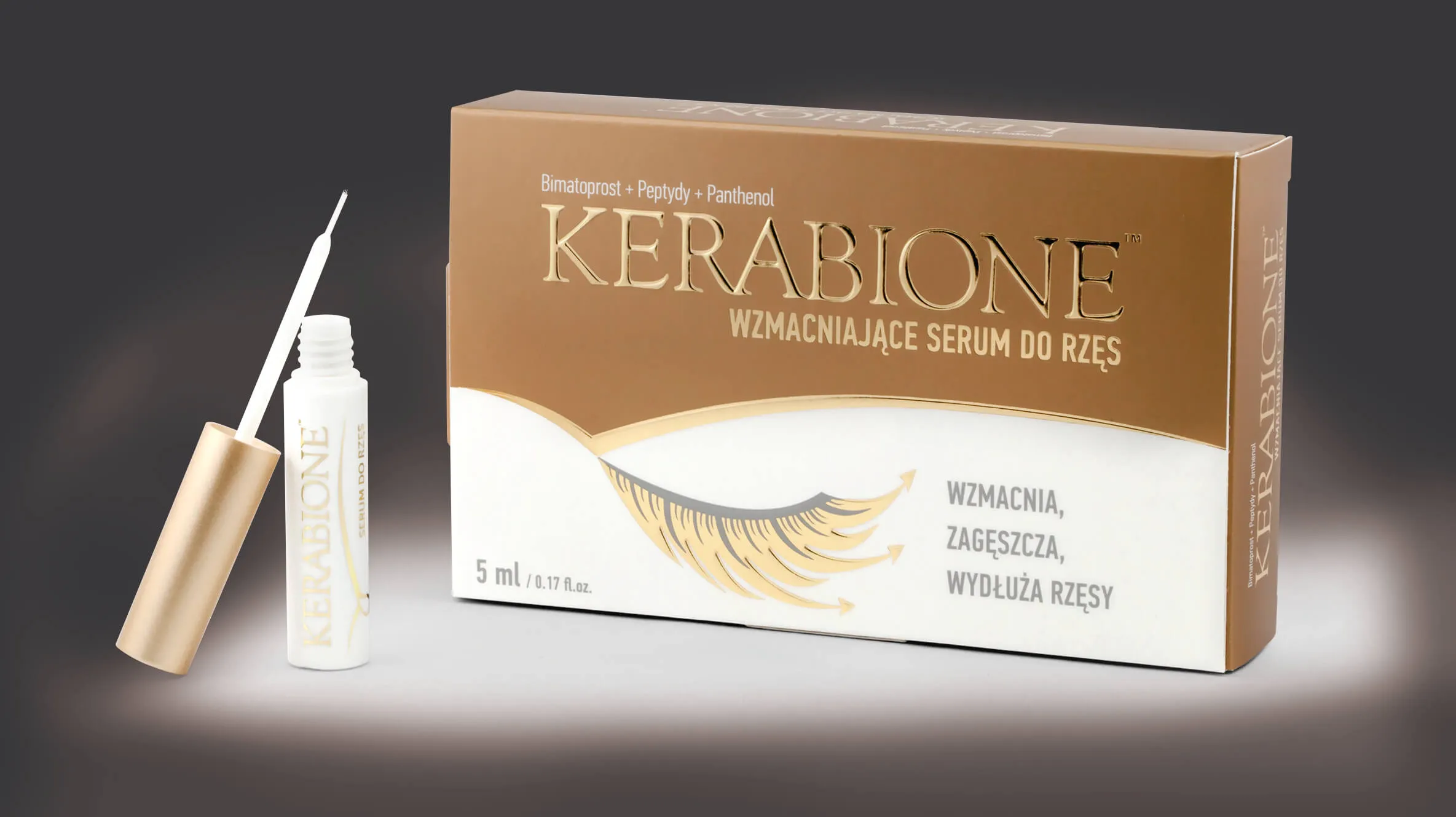 Kerabione, serum wzmacniające do rzęs, 5 ml