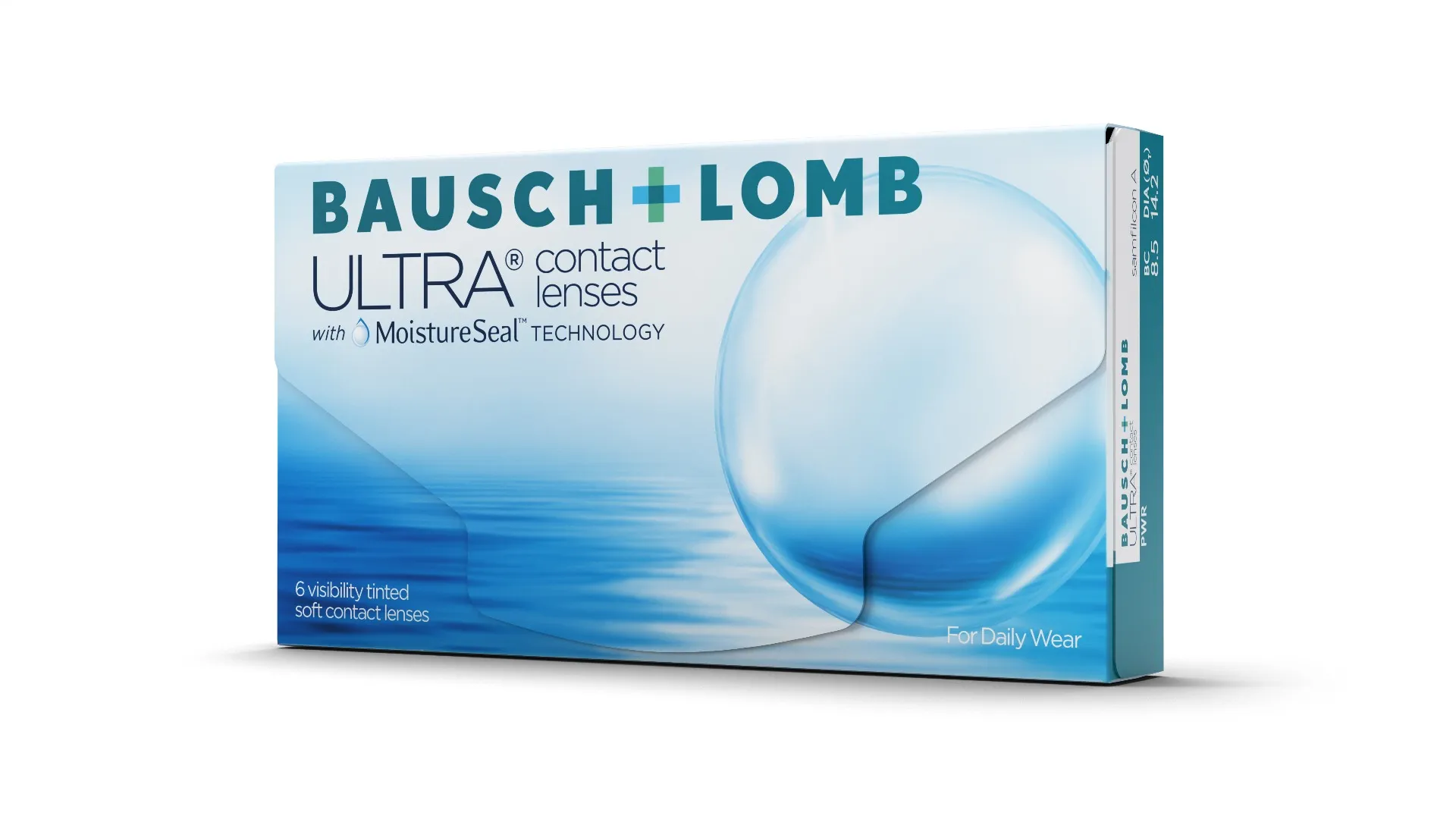 Bausch+Lomb Ultra soczewki kontaktowe miesięczne -1,25, 6 szt.