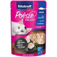 Vitakraft Poésie Délice mokra karma dla kota z czarniakiem, 85 g