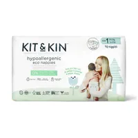 Kit & Kin biodegradowalne pieluszki jednorazowe 1 Mini (2-5 kg), 38 szt.