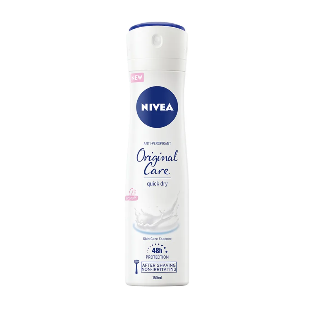 Nivea Original Care Spray Antyperspirant damski, 150 ml
