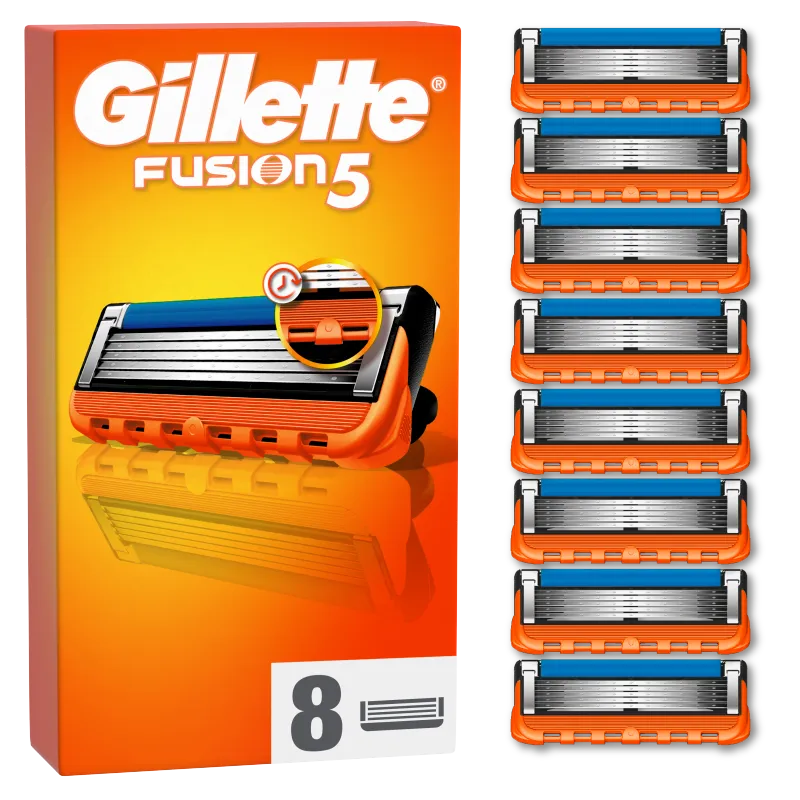 Gillette Fusion5 Ostrza wymienne do maszynki do golenia dla mężczyzn, 8 szt.