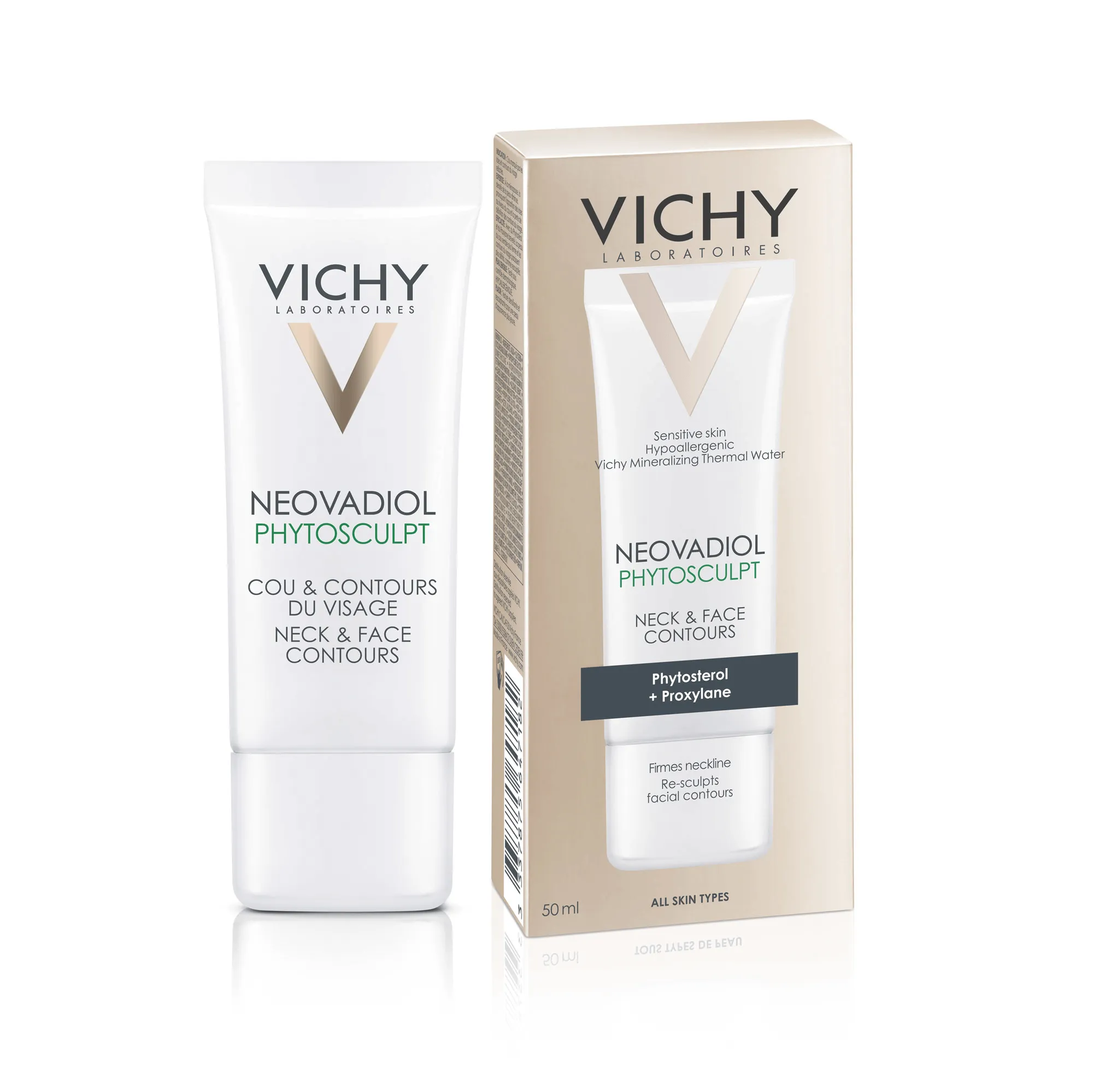 Vichy Neovadiol Phytosculpt, krem do pielegnacji skóry szyi i twarzy, 50 ml